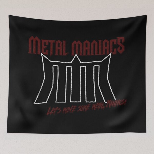 Item preview, Metal Maniacs Distressed Logo designed and sold by mEtaL-manIac.