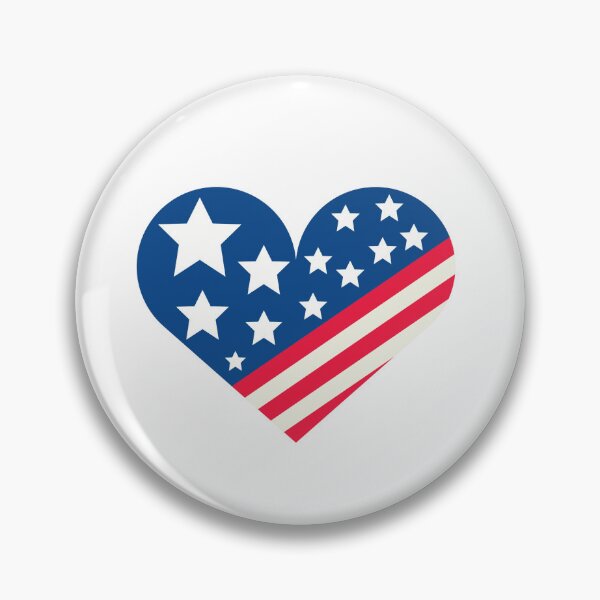 Item preview, USA heart designed and sold by di-Vera-Rosati.