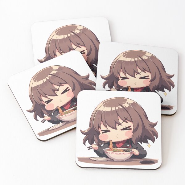 Item preview, Maho Nishizumi Girls Und Panzer Serious Chibi Ramen Pause designed and sold by mildaclairmo.