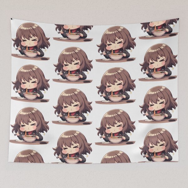 Item preview, Maho Nishizumi Girls Und Panzer Serious Chibi Ramen Pause designed and sold by mildaclairmo.