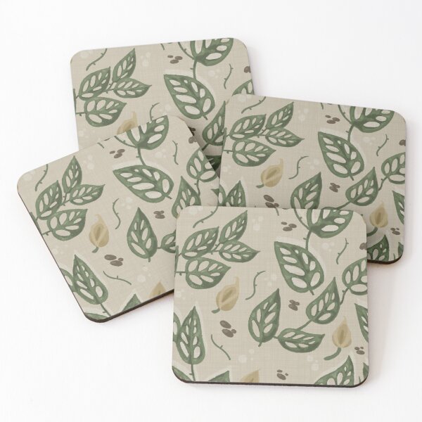 Item preview, Monstera adansonii wallpaper  designed and sold by Nicofiish.