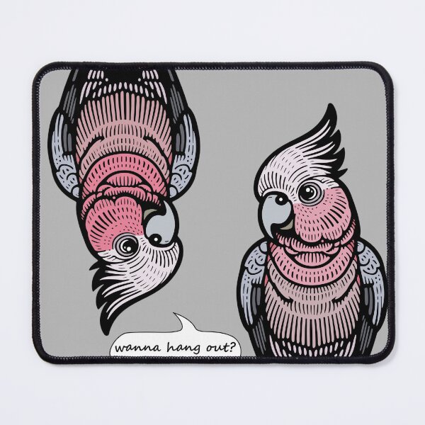 Item preview, Funny Galah T-Shirt – Wanna Hang Out? Cute Australian Parrot Quote designed and sold by Aritxa.