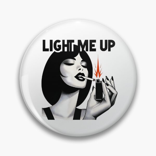 Item preview, Seductive Retro Woman with Lighter and Cigarette Art. designed and sold by Spark2Seduction.