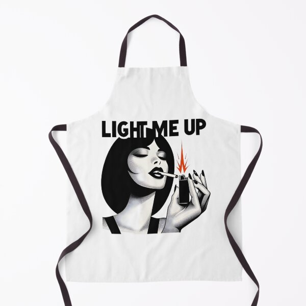 Item preview, Seductive Retro Woman with Lighter and Cigarette Art. designed and sold by Spark2Seduction.