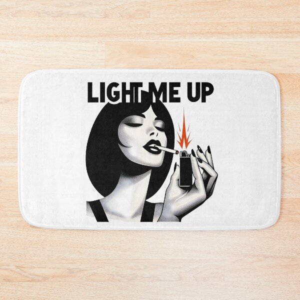 Item preview, Seductive Retro Woman with Lighter and Cigarette Art. designed and sold by Spark2Seduction.