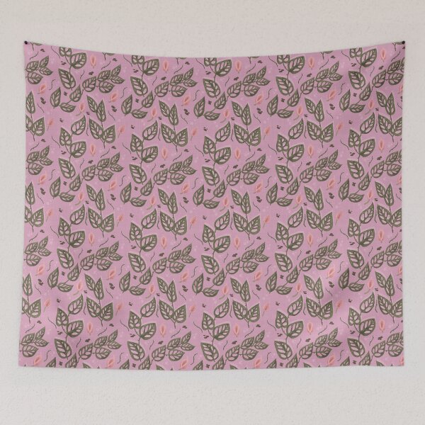 Item preview, Pink Monstera adansonii wallpaper  designed and sold by Nicofiish.