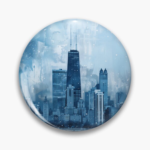 Item preview, Chicago in Winter Silence designed and sold by ArgentoArt.
