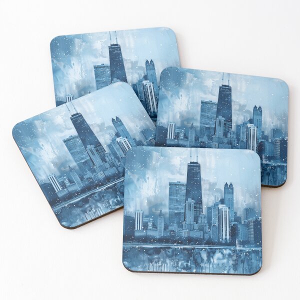 Item preview, Chicago in Winter Silence designed and sold by ArgentoArt.