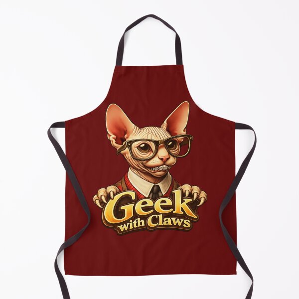 Item preview, Geek With Claws designed and sold by Cats and Other Things.