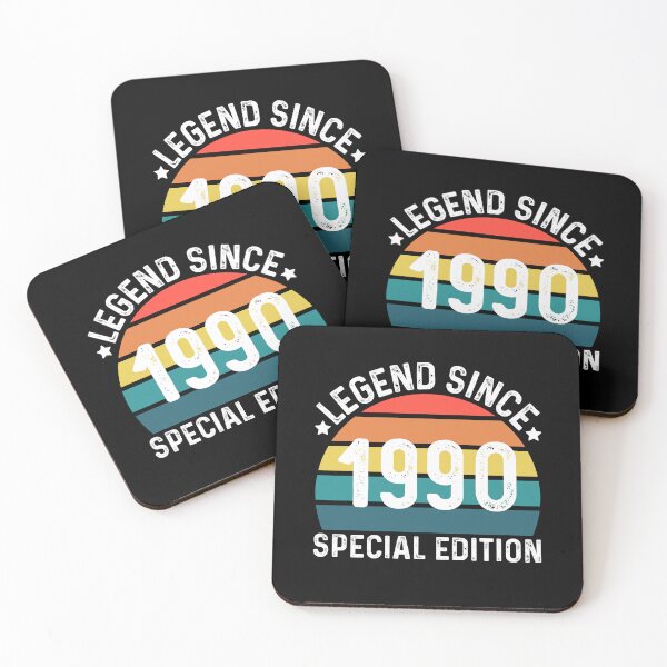 Item preview, Legend Since 1990 - Vintage Retro Special Edition Birthday Celebration  designed and sold by Shape Snip Studio.