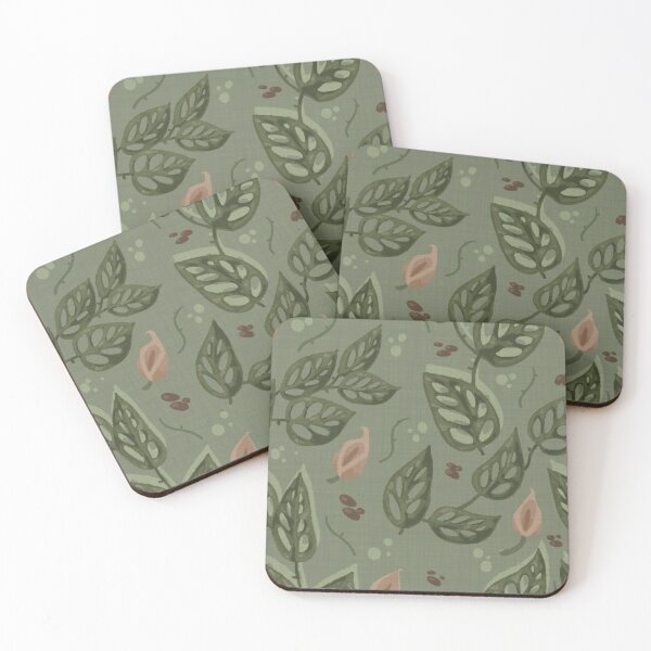 Item preview, Green Monstera adansonii wallpaper  designed and sold by Nicofiish.