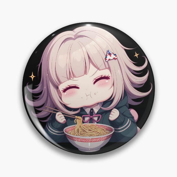 Item preview, Anime Chiaki Nanami Danganronpa Trigger Happy Havoc Kawaii Ramen Moment designed and sold by mildaclairmo.