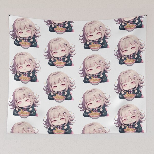 Item preview, Anime Chiaki Nanami Danganronpa Trigger Happy Havoc Kawaii Ramen Moment designed and sold by mildaclairmo.