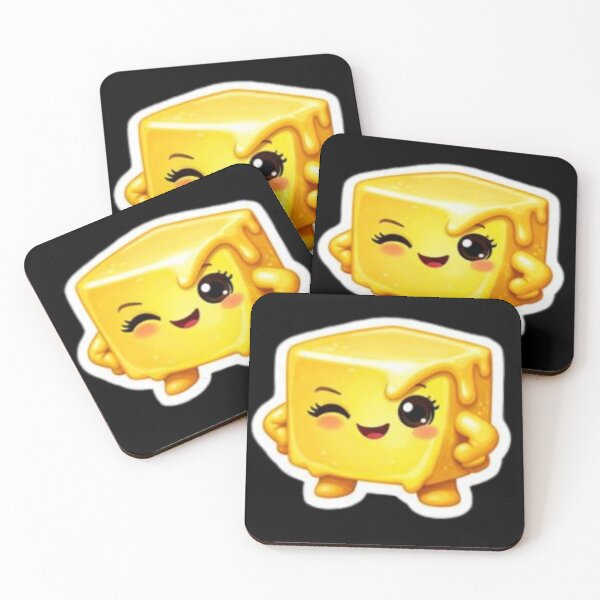Item preview, Copy of Confident Cheese Mood – Cute Food Art designed and sold by MeghannsMinimalMeals.