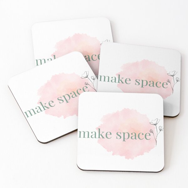 Item preview, make space minimalist botanical quote designed and sold by ZEYCAT.