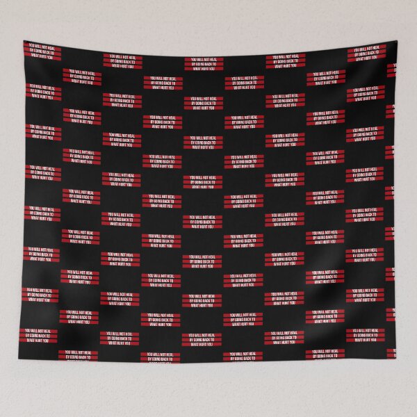 Item preview, You Will Not Heal Going Back Hurt Recovery designed and sold by shirt-o-mat.