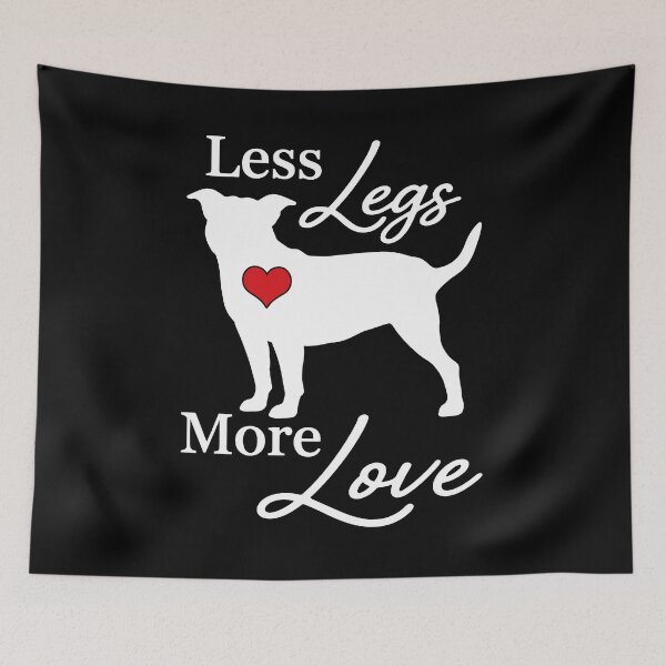 Item preview, Tripod Dog, Back Right Leg Amputee, Less Legs More Love designed and sold by gunaone-design.