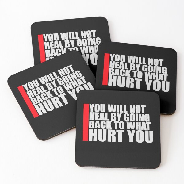 Item preview, You Will Not Heal Going Back Hurt Recovery designed and sold by shirt-o-mat.