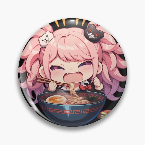 Item preview, Anime Junko Enoshima Danganronpa Trigger Happy Havoc Chaotic Kawaii Ramen designed and sold by mildaclairmo.