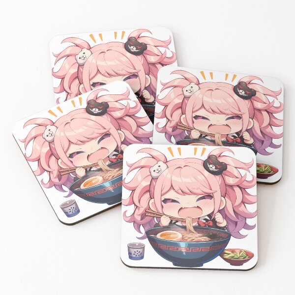 Item preview, Anime Junko Enoshima Danganronpa Trigger Happy Havoc Chaotic Kawaii Ramen designed and sold by mildaclairmo.