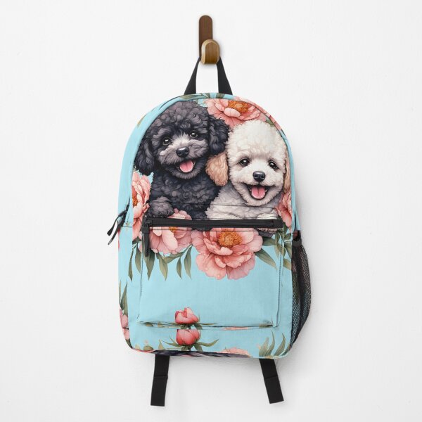 Item preview, Poodle puppies among peony flowers. designed and sold by Natalia-Vlad.