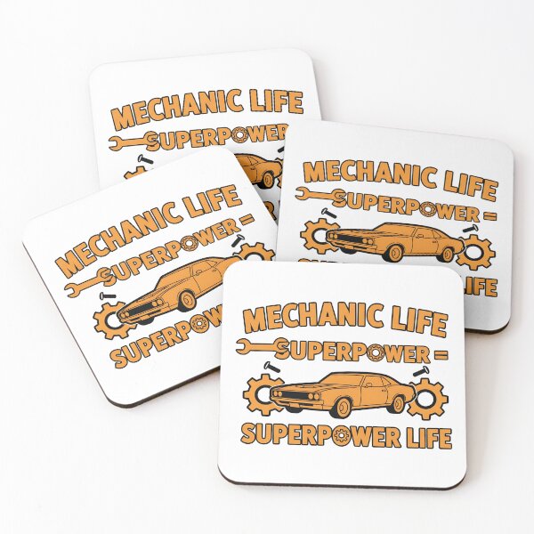Item preview, Mechanic Life = Superpower Life – Funny Mechanic Shirt for Car Technicians designed and sold by Muzgle.