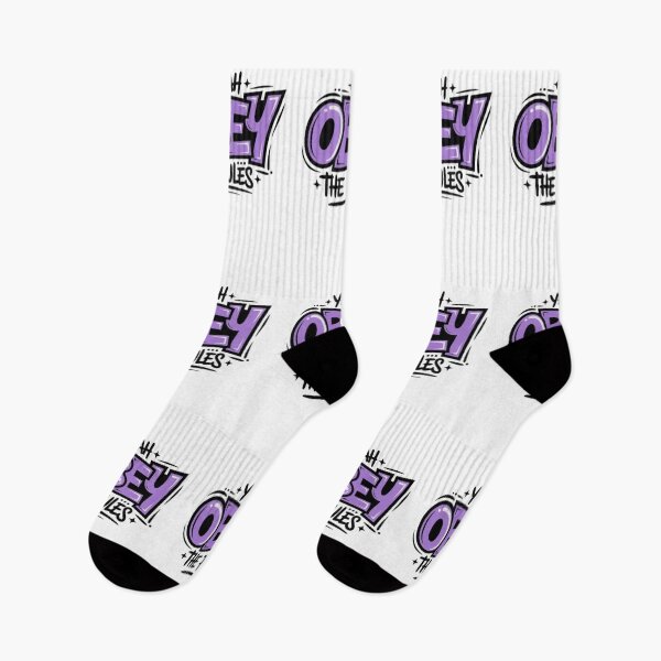 Item preview, Yeah Obey the Rules – Bold Funny Typography Design designed and sold by MeowLoka ⭐⭐⭐⭐.