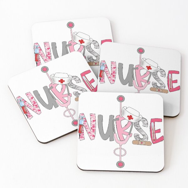 Item preview, Cute Nurse Graphic – Stethoscope, Hat & Medical Elements | Nursing Gift Design designed and sold by truongloc246.
