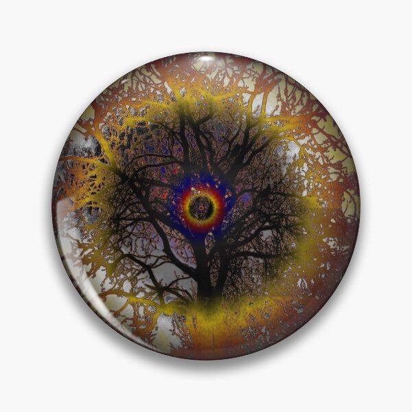 Item preview, Psychedelic tree eye (with cormorants) designed and sold by jonfun1.