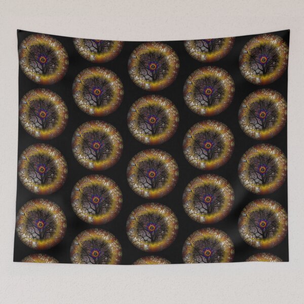 Item preview, Psychedelic tree eye (with cormorants) designed and sold by jonfun1.