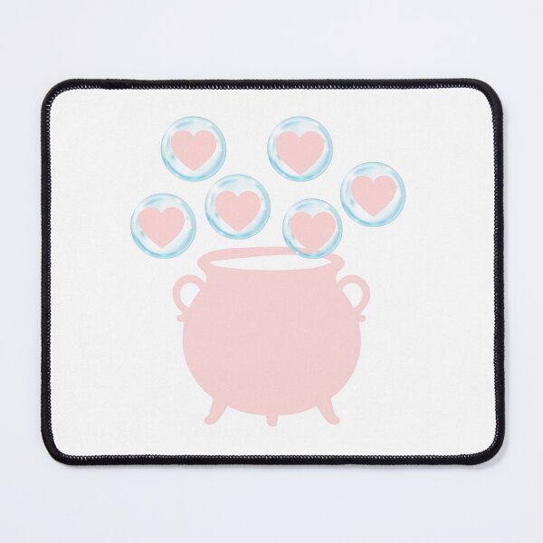 Item preview, Cute Cauldron Love Potion Hearts designed and sold by The Pink Feather.
