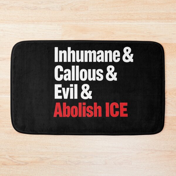 Item preview, Abolish ICE Inhumane & Callous & Evil & Abolish ICE   designed and sold by Uglyandcute.