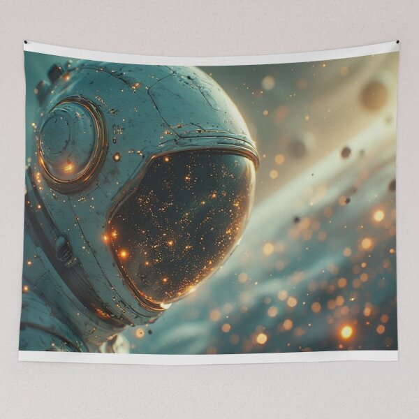 Item preview, Lone Astronaut Drifting Through Space designed and sold by highplacidity.
