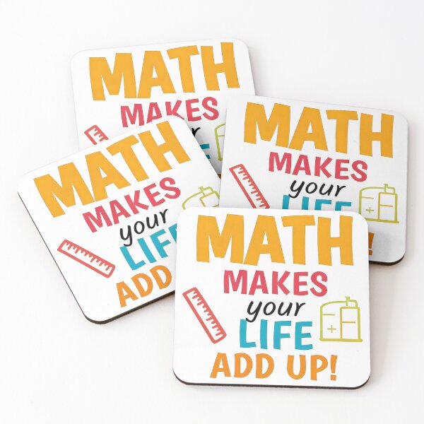 Item preview, Math Makes Your Life Add Up – Cute Colorful Math Teacher Quote Design designed and sold by truongloc246.