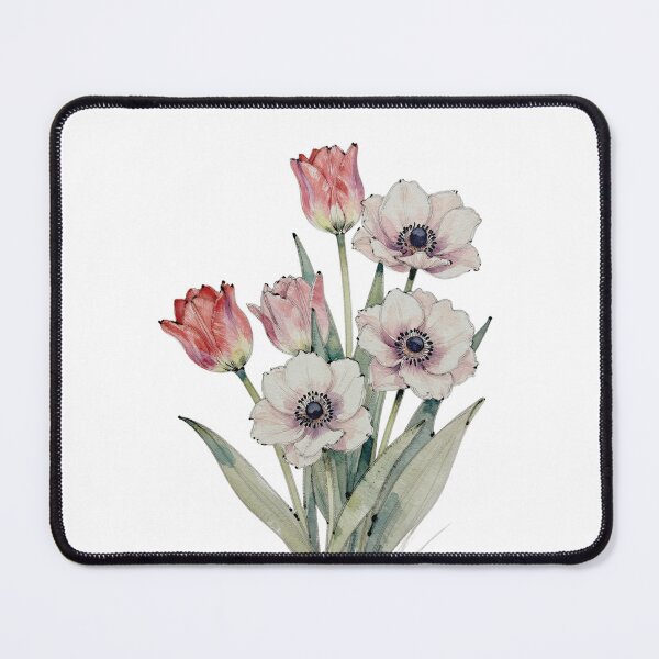Item preview, Watercolor Floral Bouquet Illustration designed and sold by Stripe Wall Studio.