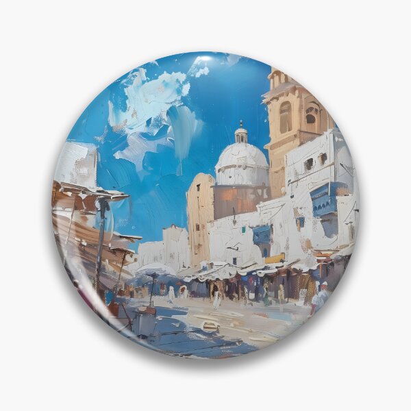 Item preview, Impressionist painting of Sousse designed and sold by Karabooki.