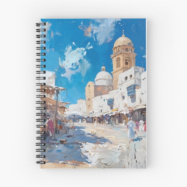 Item preview, Impressionist painting of Sousse designed and sold by Karabooki.