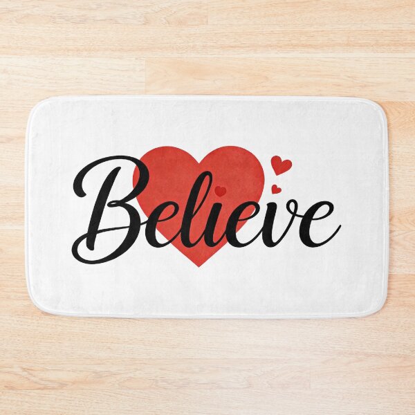 Item preview, Believe Heart Design – Inspirational Love Quote Art designed and sold by truongloc246.