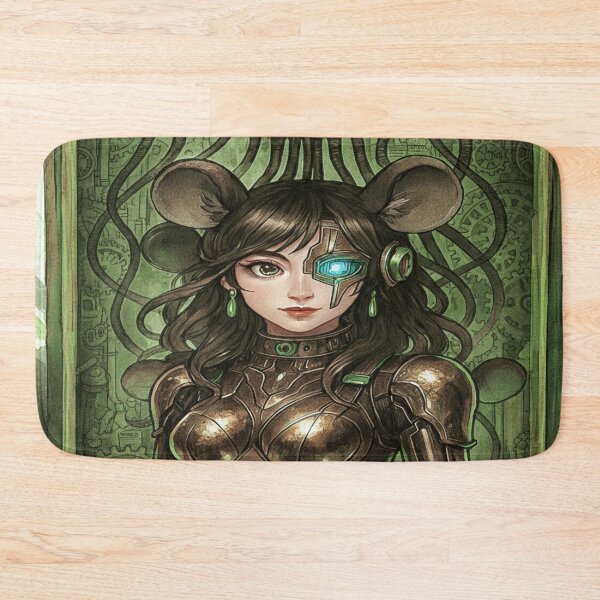 Item preview, Wooden Cybernetic Mouse Maiden designed and sold by Ecosetereos.