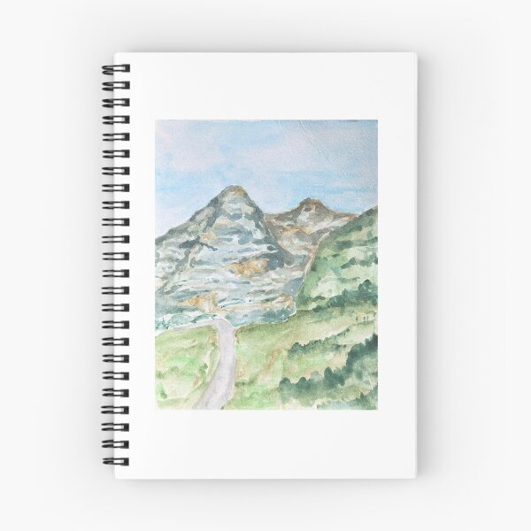 Item preview, Walking in the Alps, Handmade Watercolor Painting | SqueakySketches designed and sold by SqueakySketches.
