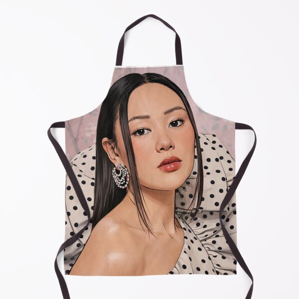 Item preview, Yerin Ha Bridgerton polka dot dress (fan art) designed and sold by PopCultureAndStuff.