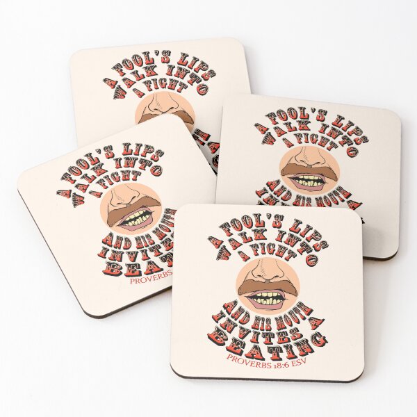 Item preview, A Fool's Lips (Proverbs 18:6 ESV) designed and sold by Segrist Studio.