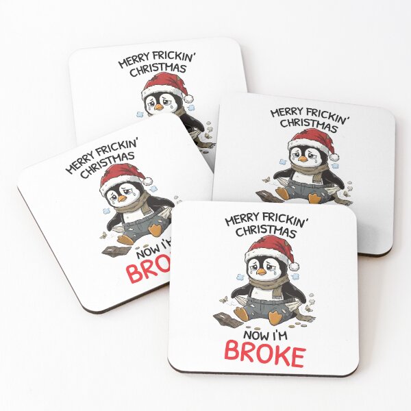 Item preview, Merry Frickin Christmas Spending Hangover Broke Penguin designed and sold by Oaks Creations.