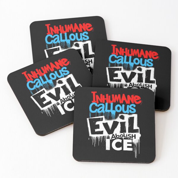 Item preview, Abolish ICE Inhumane & Callous & Evil & Abolish ICE   designed and sold by Uglyandcute.