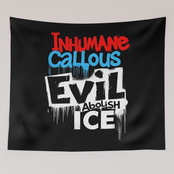 Item preview, Abolish ICE Inhumane & Callous & Evil & Abolish ICE   designed and sold by Uglyandcute.