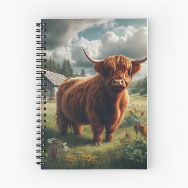 Item preview, Highland Cow in field designed and sold by DT creations.