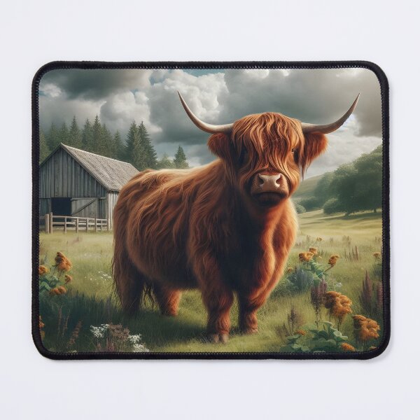 Item preview, Highland Cow in field designed and sold by DT creations.