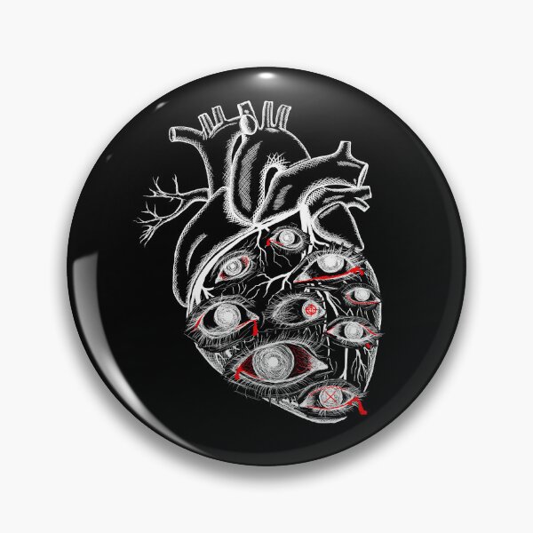 Item preview, Eye infested heart - red eyes  designed and sold by MB-Graphix.
