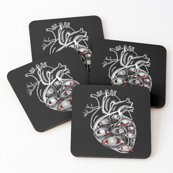 Item preview, Eye infested heart - red eyes  designed and sold by MB-Graphix.