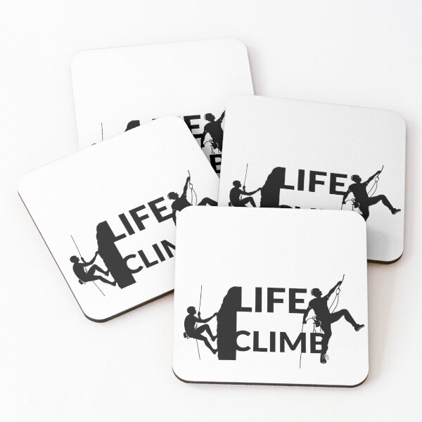 Item preview, Step by Step – Rock Climbing Mindset Illustration designed and sold by kuikai123.